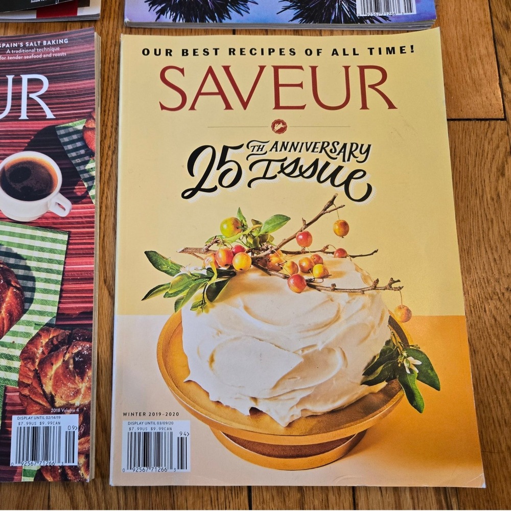 Saveur‎ Magazine Lot 6 Issues 2018-2019 25th Anniversary Global Baking - Picture 6 of 8